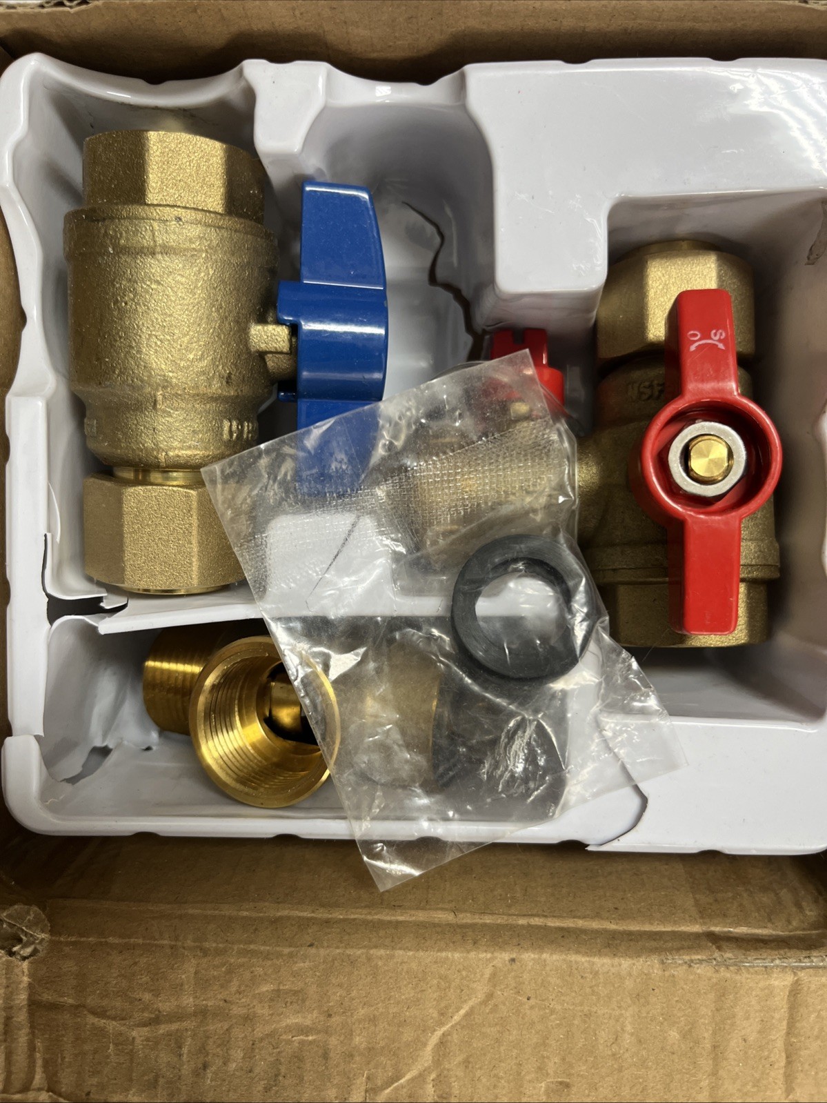 Rheem Service Valves Kit Brass RTG20326 for Tankless Water Heaters gallery