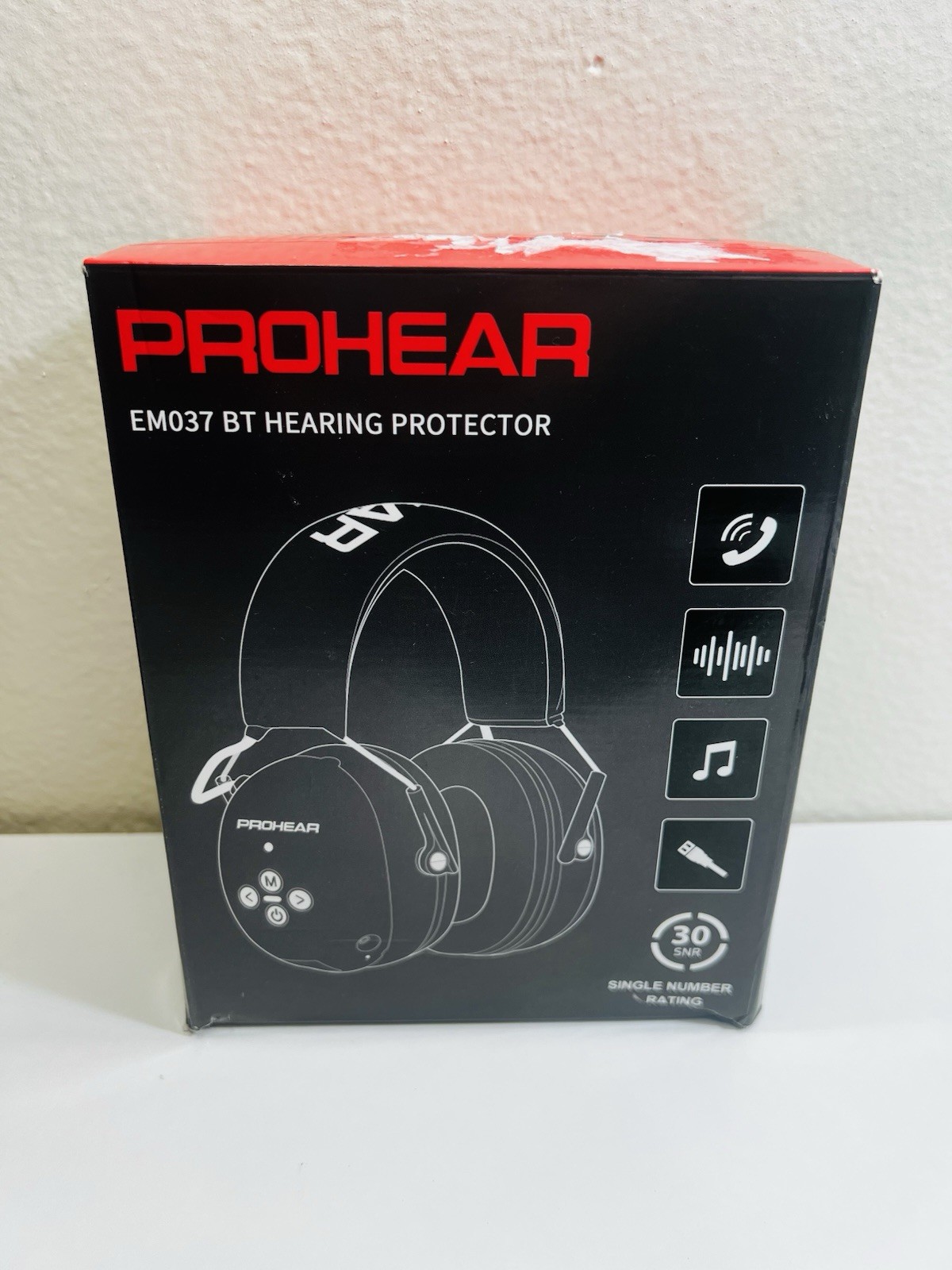 Prohear EM037 Bluetooth Hearing Protector Headphones 30dB Noise Reduction gallery