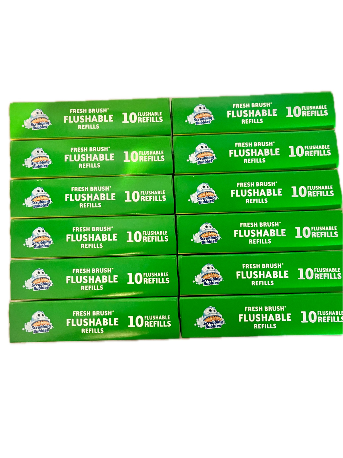 Scrubbing Bubbles Fresh Brush Flushable Refill Pads 120ct Toilet Cleaner Heads gallery