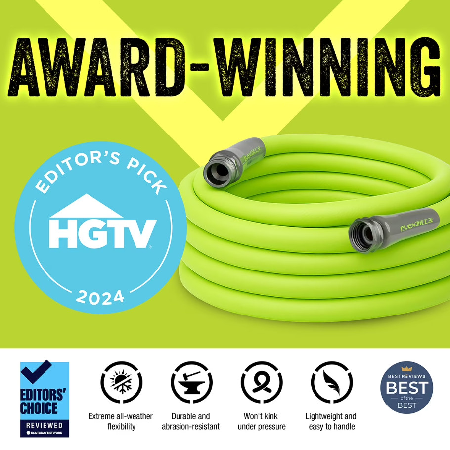 Flexzilla Premium Contractor Garden Hose 3/4 in x 100 ft Hybrid Polymer Green gallery