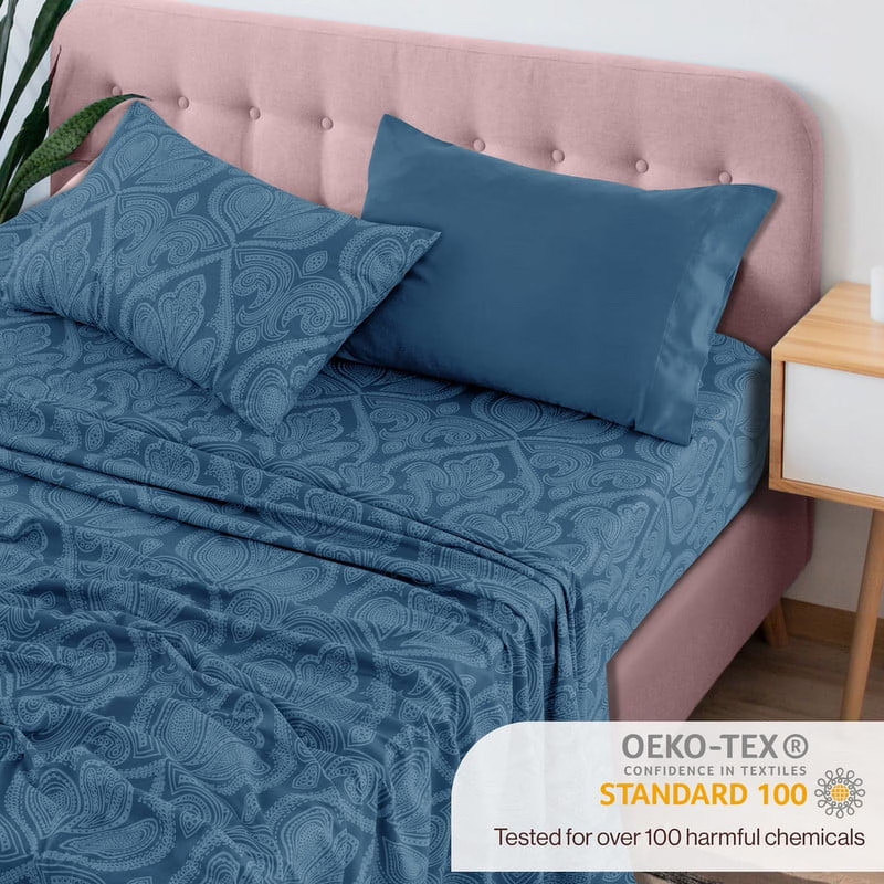 Lux Decor Collection Bed Sheets - 4 Piece Twin Sheets Set - 16 Inches Deep Pocke gallery