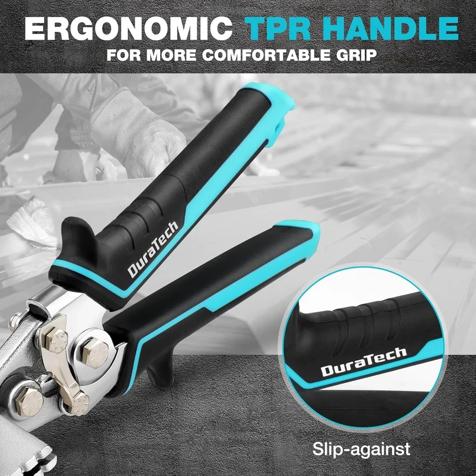 3 Inch Sheet Metal Bender, Hand Seamers Sheet Metal Tools with Ergonomic TPR Han gallery