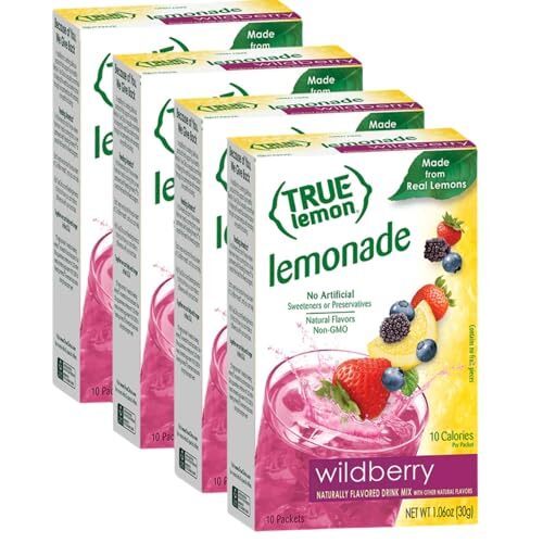 True Lemon WILDBERRY LEMONADE, True Citrus, 10 Assorted Flavor Names , Sizes gallery