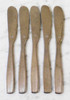 5 WMF Cromargan "Line" pattern Germany 6 1/4 in Butter Spreaders w Triangle Mark gallery