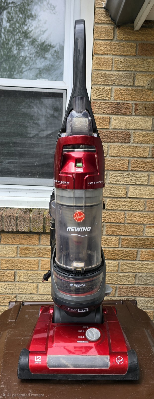 Hoover Windtunnel Rewind Pro Bagless Vacuum Cleaner Tested Working gallery