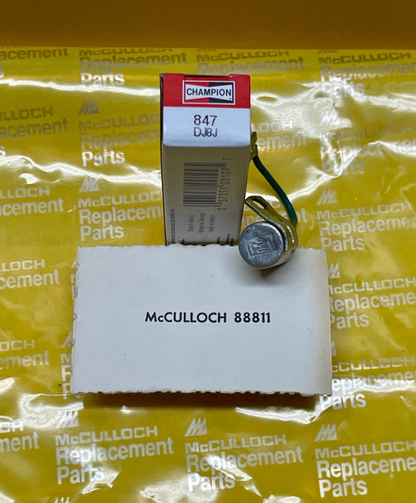 NOS OEM McCulloch Condenser/Points/Plug PN 90256 for Mini Macs (B 27) gallery