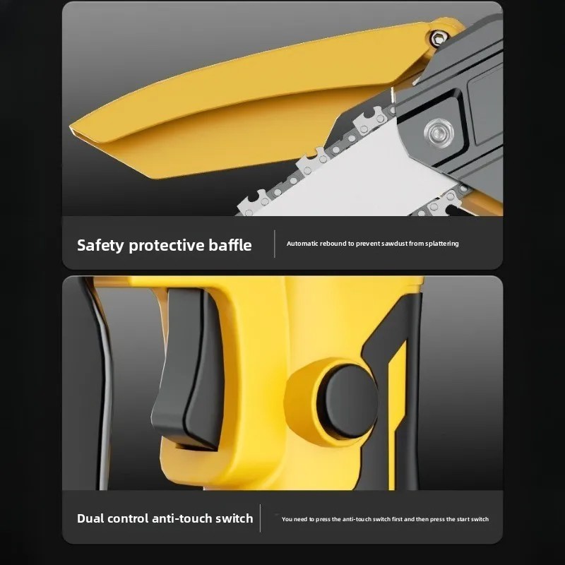 Cordless Pole Saw, Brushless Mini Chainsaw with Pole With 2 Pack 21V Batteries gallery