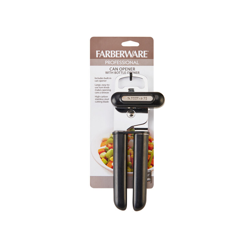 Farberware Black / Silver ABS / Stainless Steel Manual Can Opener gallery