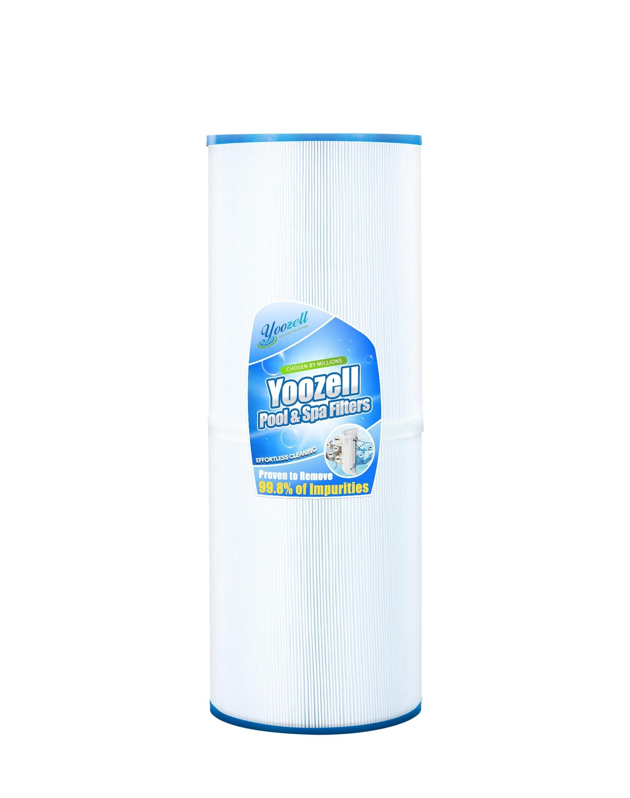 50SqFt Spa Filter Cartridge Replacement Pool Hot Tub Water Cleaner 13.3In gallery