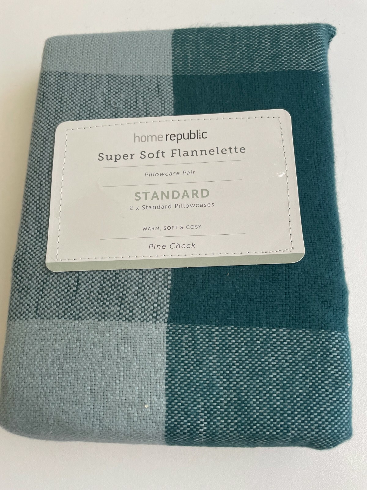 H R Super Soft Brushed Flannelette King Quilt Cover Set BNIP RRP $279.99 gallery