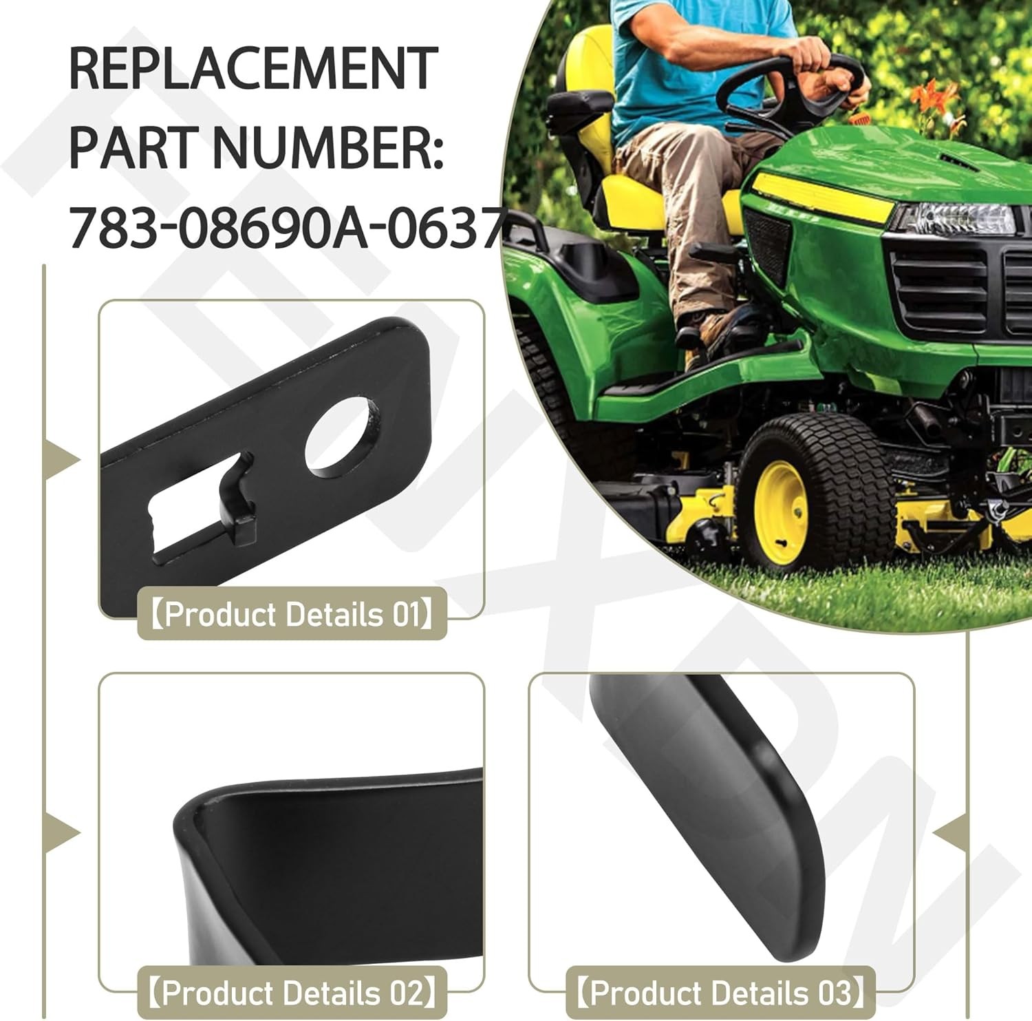 NEW FOR MTD FOR CUB CADET FOR TROY-BILT 783-08690A-0637 BELT KEEPER XT1 LT42 W gallery