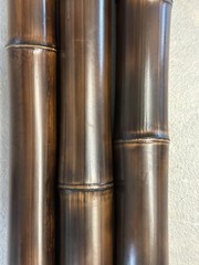 Dark Flame Cured bamboo pole 2” Diameter 1 ft to 8 ft You choose length