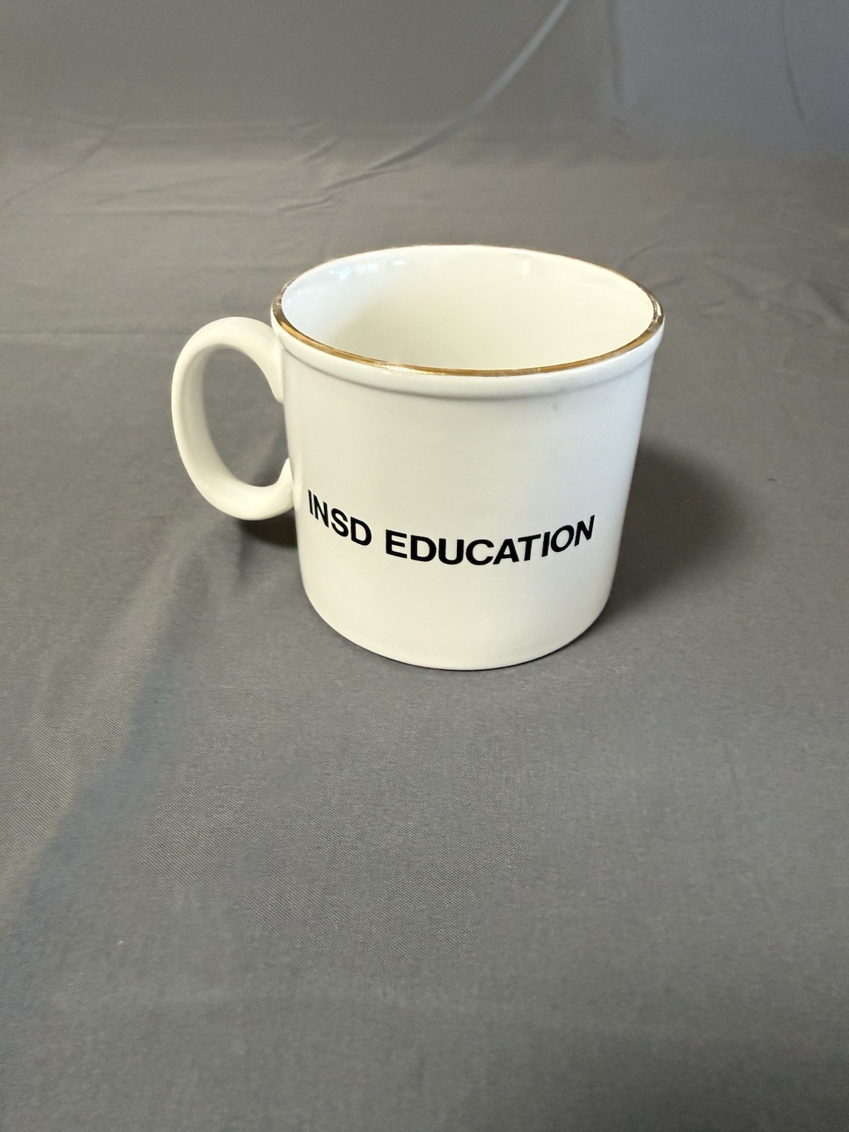 Vintage TYMSHARE Mug Gold Rim Corporate Tech Coffee Cup gallery