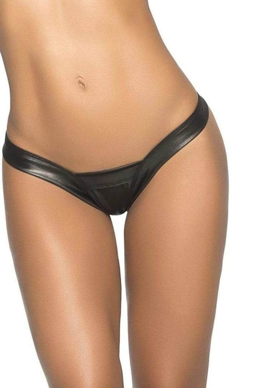 Mapale Micro V-Shape Strap Thong Bikini Bottom (Many Colors Available) gallery