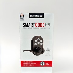 Kwikset SmartCode 912 Z-Wave Electronic Lever Lock Venetian Bronze 99120-006