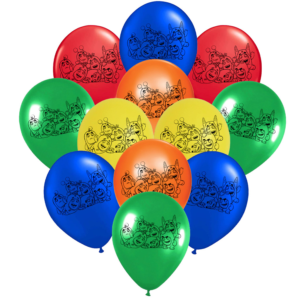 ODDBODS PARTY SUPPLIES DECORATION BALLOONS BANNER TABLE COVER THEME CAKE gallery