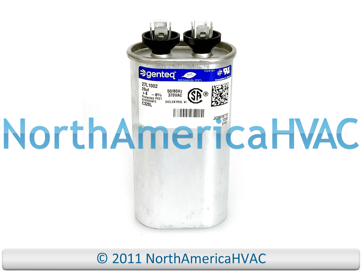 Capcom Capacitor 20 uf MFD 370 Volt Fits GE Genteq 27L1002 27L1002BX 27L1002BZ3 gallery