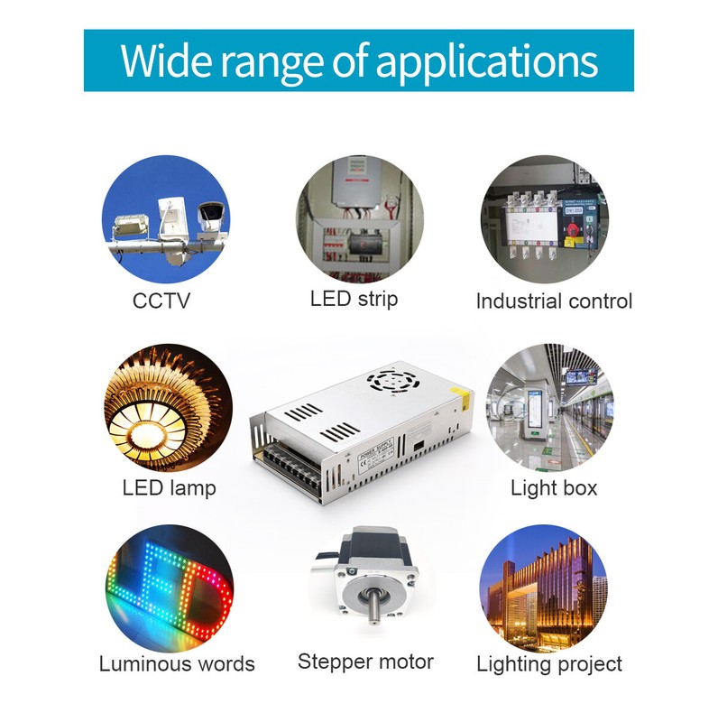 Switch Power Supply Transformer AC to DC 12V 5V 24V Adapter for LED Strip Light gallery