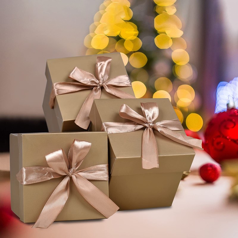 12 Pack Gift Boxes with LidsNested Squared Boxes with Lids for Fathers Day Gr... gallery