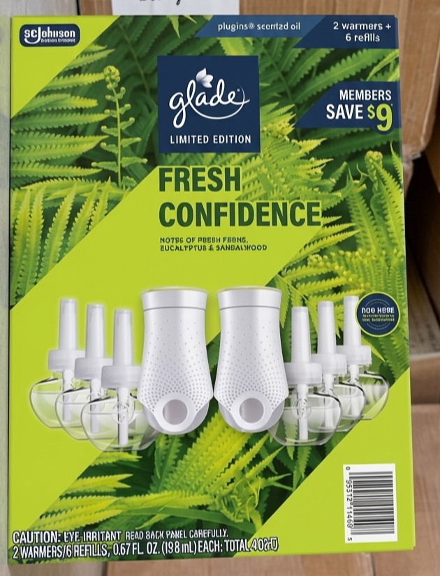 Glade Limited-Edition Fresh Confidence, 6 Scented Oil Refills + 2 Warmers gallery