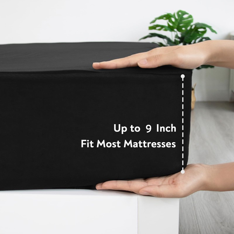 Cot Sheets Fitted Only 31" x 75", Ultra Soft & Breathable Cot Size Bed Sheet ... gallery