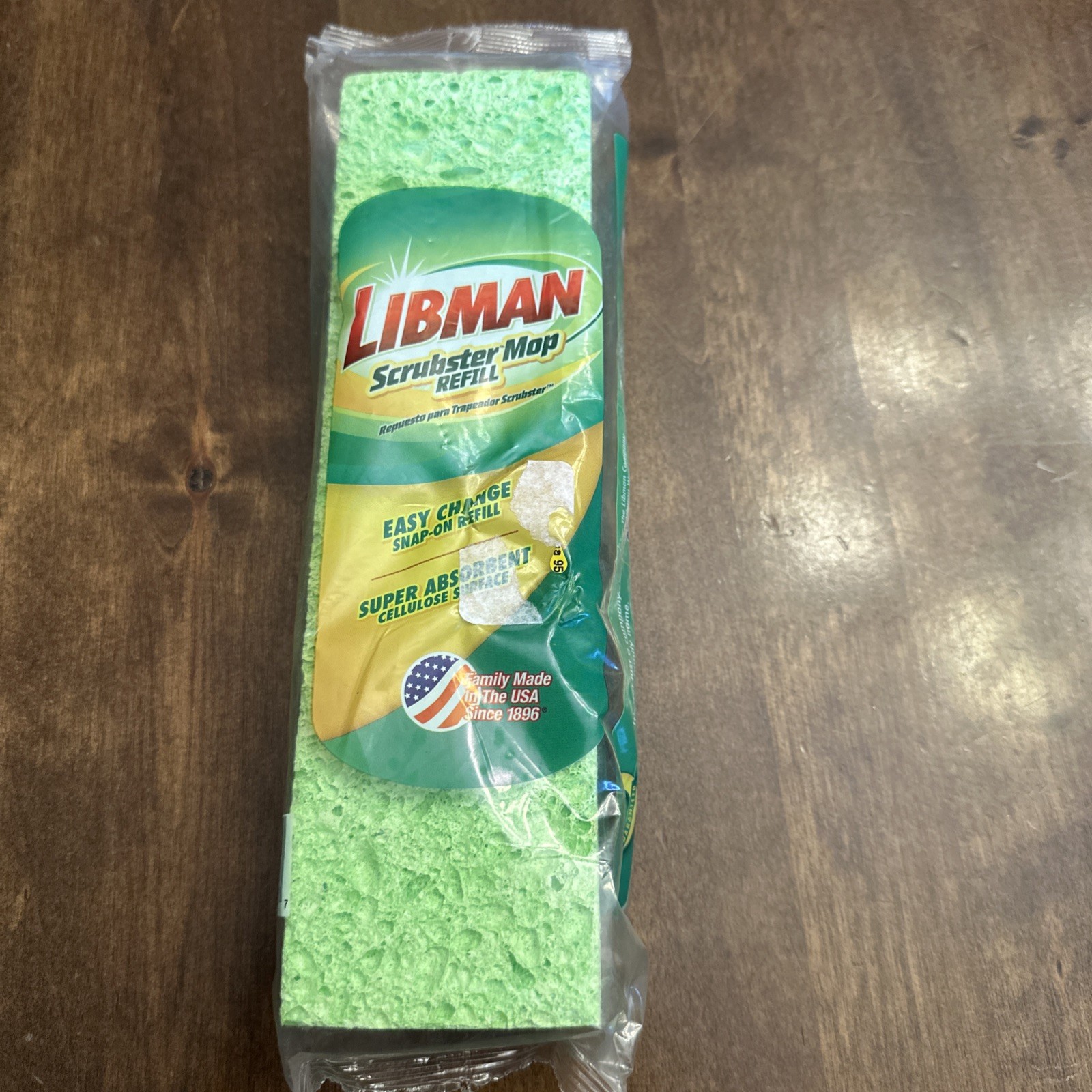 Libman Scrubster Mop Refill #03105 Easy Change Snap-On Absorbent gallery