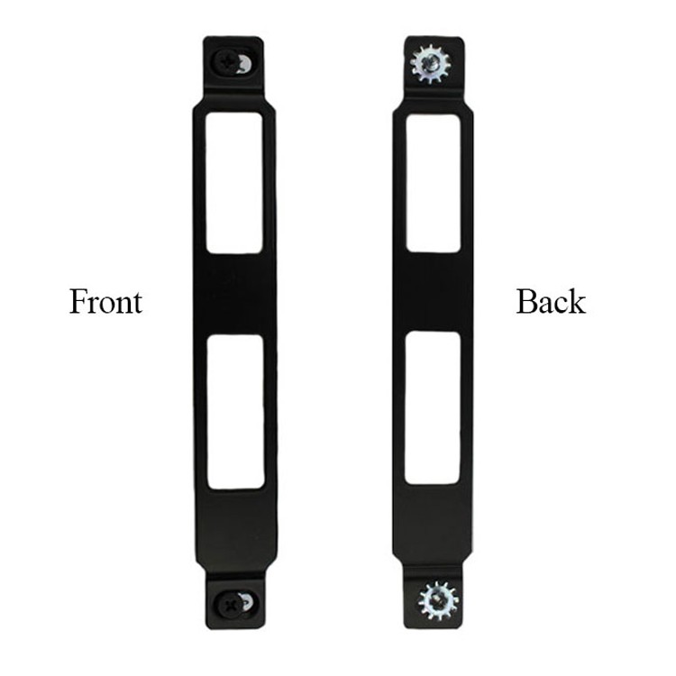 Larson Storm Door QuickFit Latch & Deadbolt Strike Plate 15/16 x 6-7/8 In gallery
