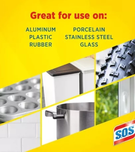 18ct. Clorox Steel Wool Soap Pads Multi Surface Cleaning Scrub Brushes Steel gallery
