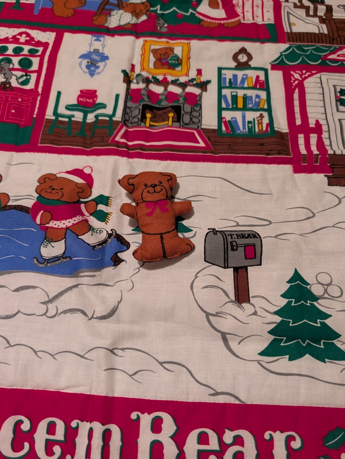 BEARY MERRY CHRISTMAS Countdown calendar teddy bears ~ 26 x 41 inches gallery
