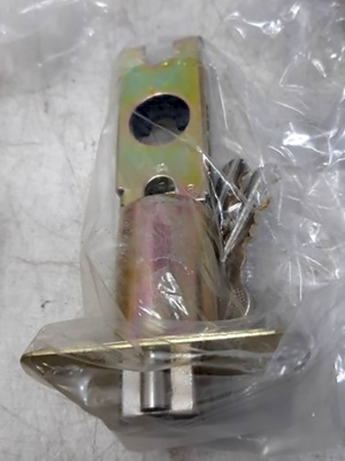 MFS Supply Polished Brass Entry Lock Set Adjustable Backset Latch w/ 2 Keys gallery