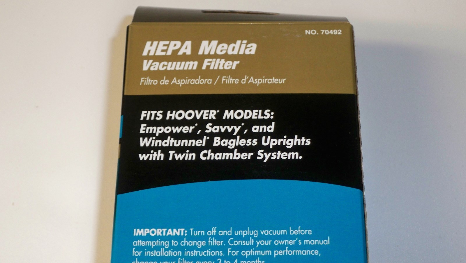 *NEW* Fresh Solutions 70492 Hoover Twin Chamber Vacuum Filter (Qty 2) gallery