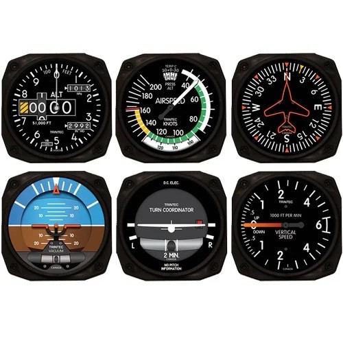 Trintec Modern 6-Piece Instrument Inspired Coaster Set Model 9045 gallery