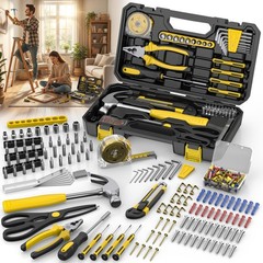122PCS Professional Hand Tool Set, Multi-Functional ToolBox