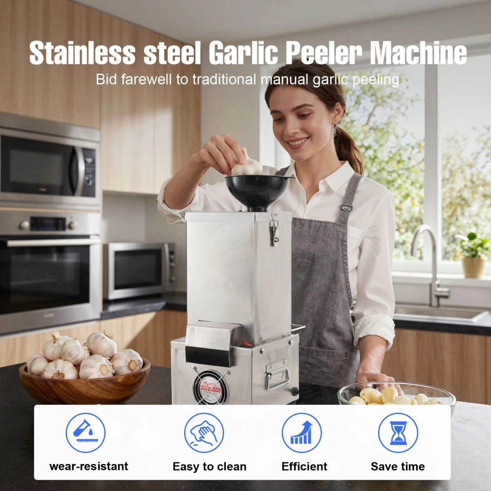 Garlic Peeling Machine Electric Garlic Peeler Household Commercial 20-25kg/h110V gallery
