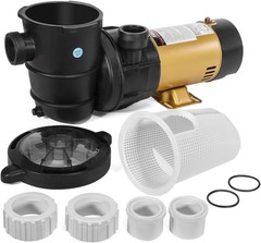 1.5HP Variable Speed Above Ground Pool Pump 2-Speed High Flow Serviceable