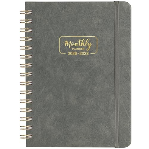 Monthly Planner 2026-2028 - 3 Year Monthly Planner from Jan. 2025 to Dec. Grey gallery