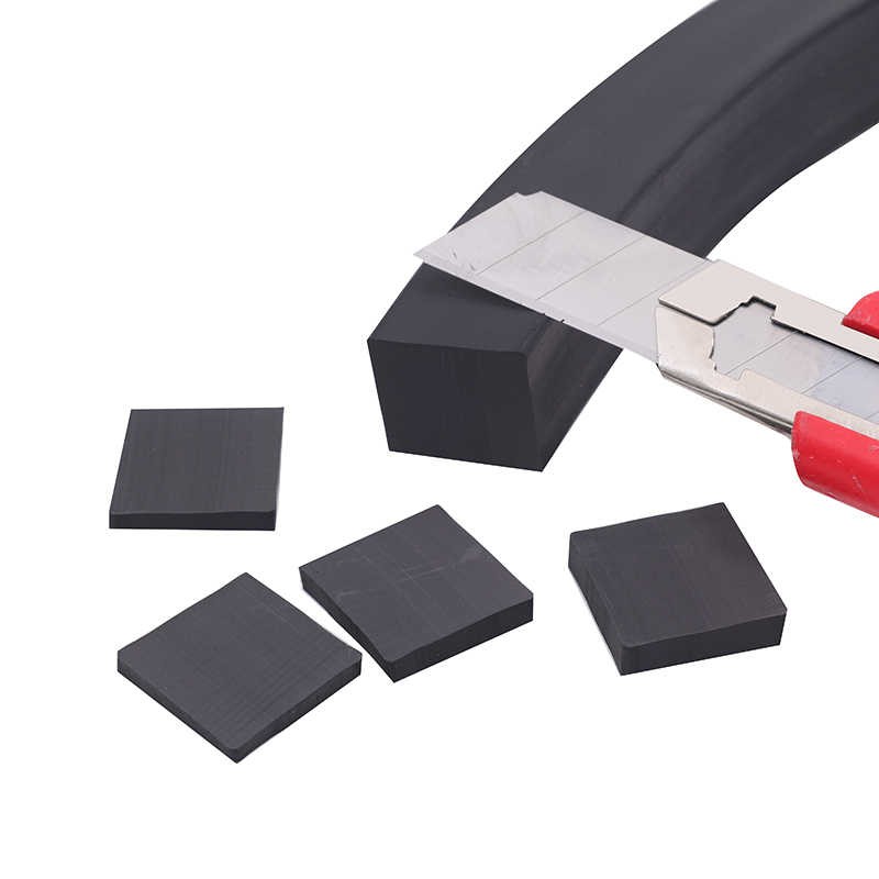 Nitrile Rubber Sealing Strip NBR Solid Square Strip Oil Resistance Thick 3-30mm gallery