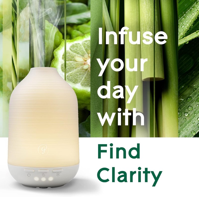 Glade Aromatherapy Cool Mist Diffuser w/Refill FIND CLARITY Bergamot Lemongrass gallery