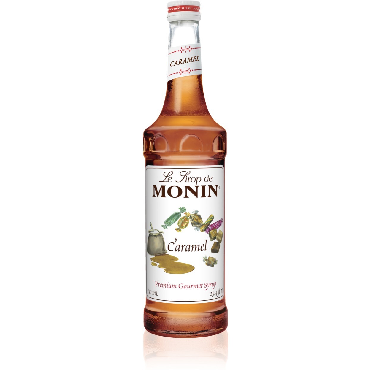 Monin Caramel Syrup (750mL), H-Caramel gallery