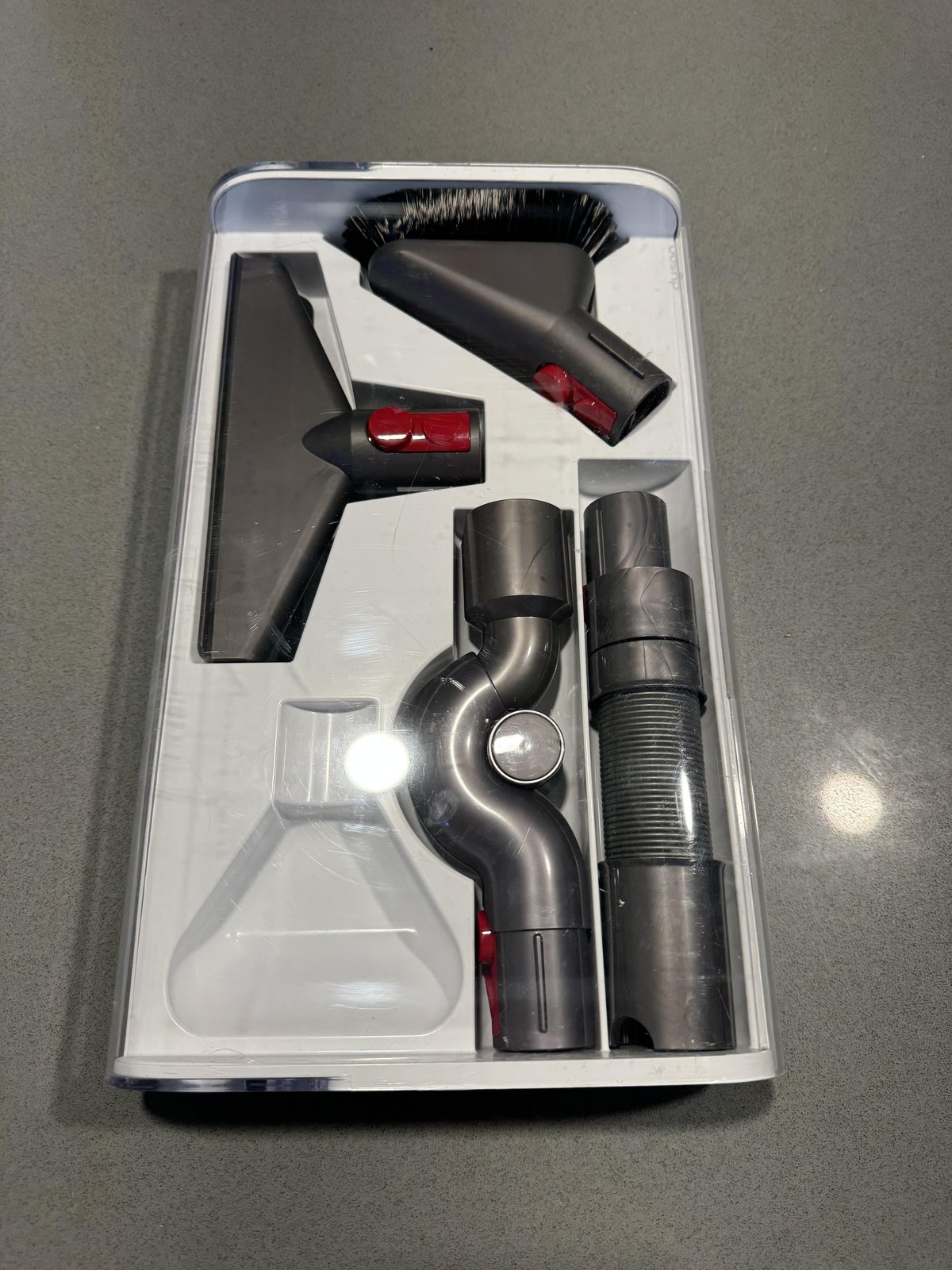 Dyson Gray Tool Kit Click Lock Attachment Set V8 V10 Absolute Vacuum 4 Piece gallery
