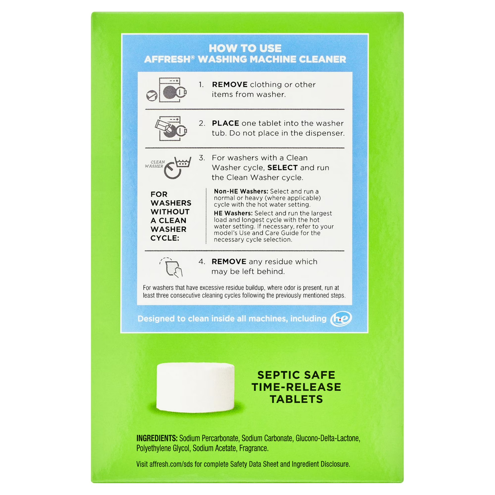 Affresh Washing Machine Cleaner Tablets Value Pack gallery