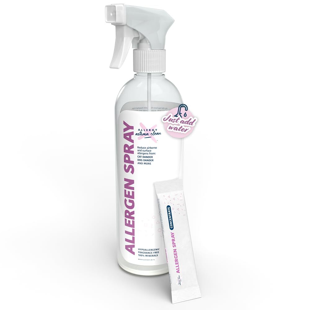 ALLERGEN SPRAY PETS DUST ALLERGIES & MORE AIR & SURFACE CONTROL JUST ADD WATER B gallery
