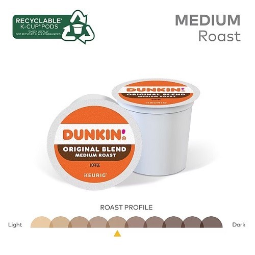 Dunkin' Original Blend Coffee, Medium Roast, K-Cup Coffee Pods, 88 Count gallery