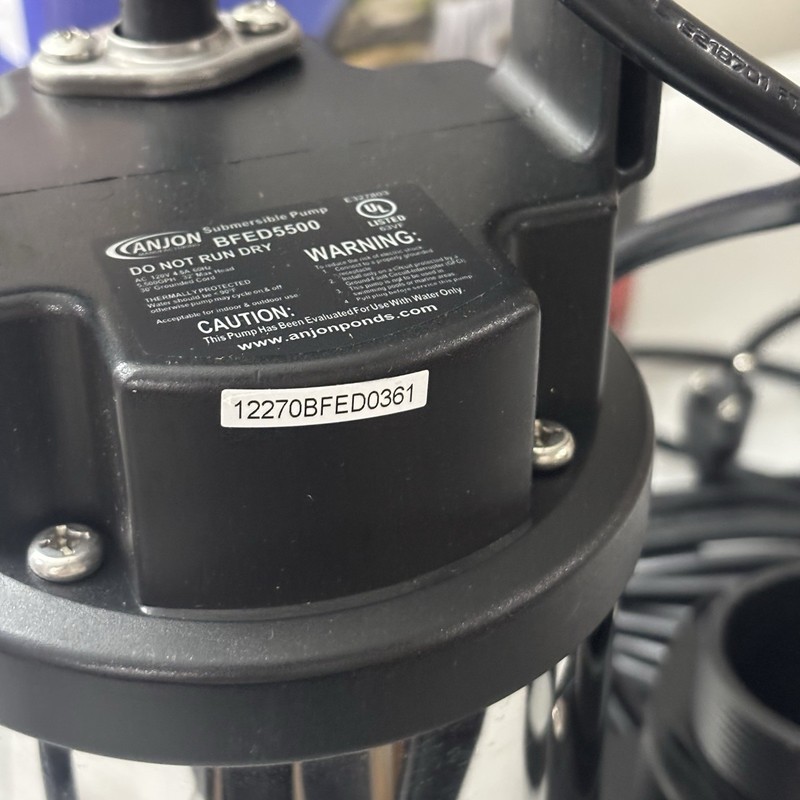 5500 GPH Pond Waterfall Pump Energy Efficient Big Frog Eco Drive Anjon BFED5500 gallery