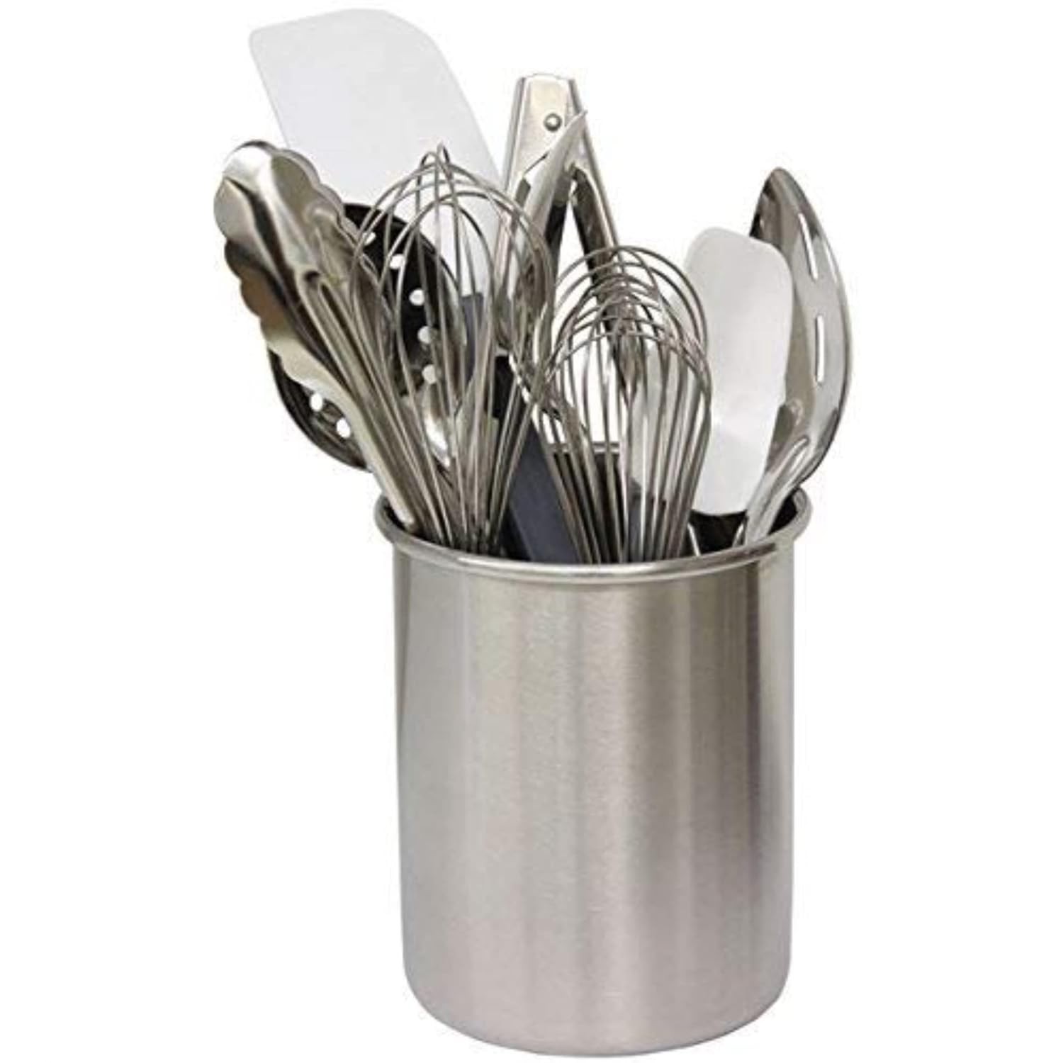 TableCraft HU2 Brushed Stainless Steel Utensil Holder gallery