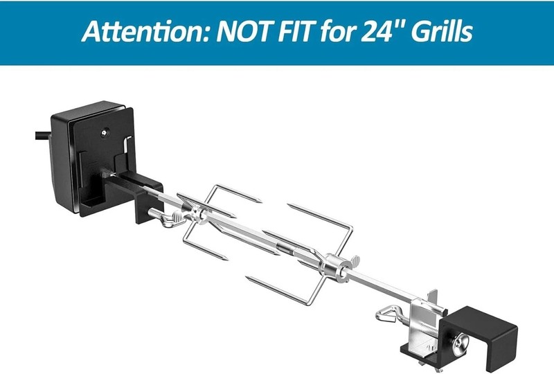 Universal Rotisserie Attachment for BGE & Kamado Joe** gallery