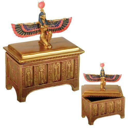YTC Egyptian Isis Trinket Box - Collectible Figurine Statue Figure Egypt gallery