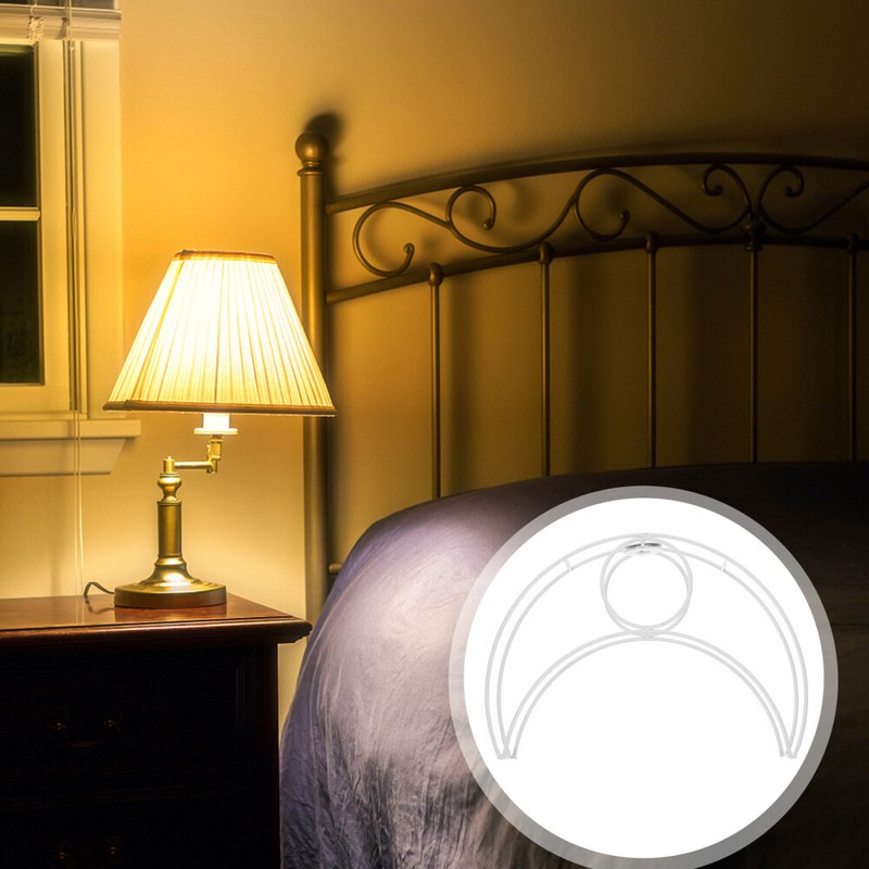 Moon Shape Lampshade Frame Replacement Lamp Frame Wire Lampshade Frame Desk gallery