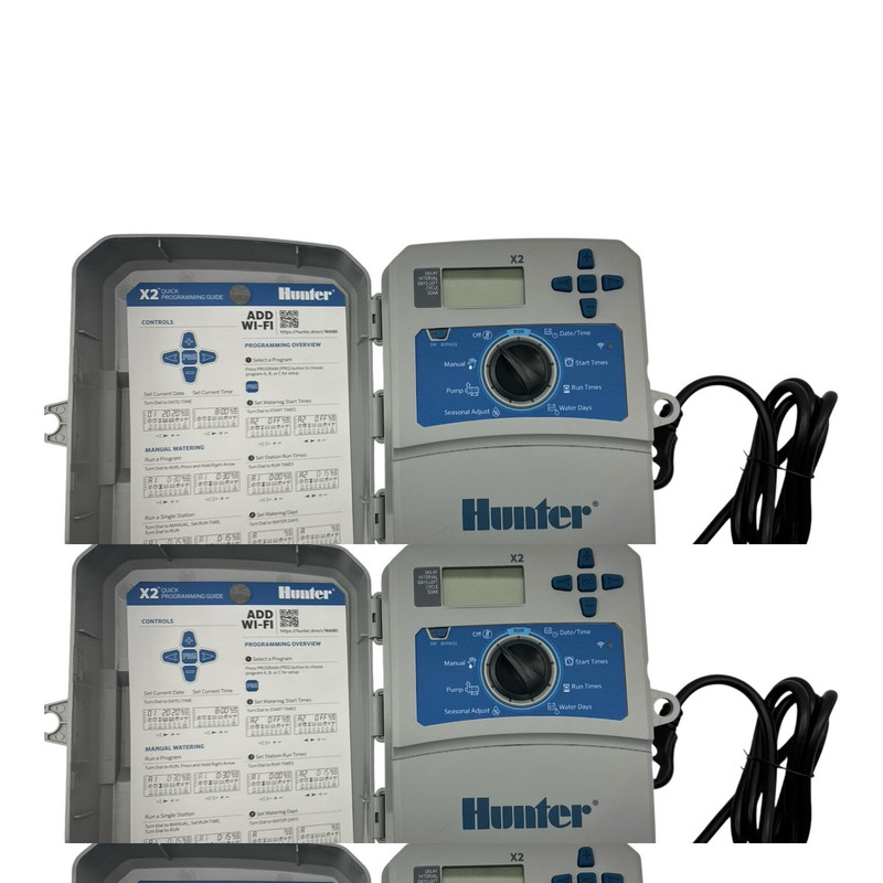 Hunter X2 Outdoor Irrigation Controller 4 Zone WiFi Capable X2-400 (OB) gallery