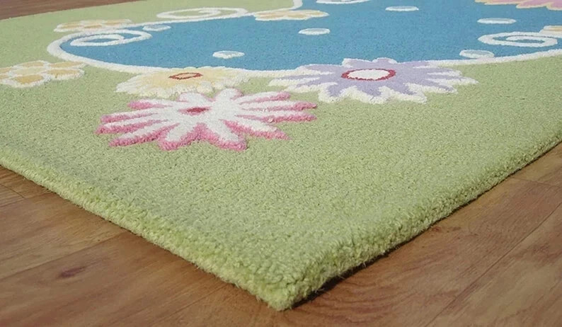 Pile Hand Tufted 100% Wool Handmade Area Rug For Home, Bedroom Living rug gallery